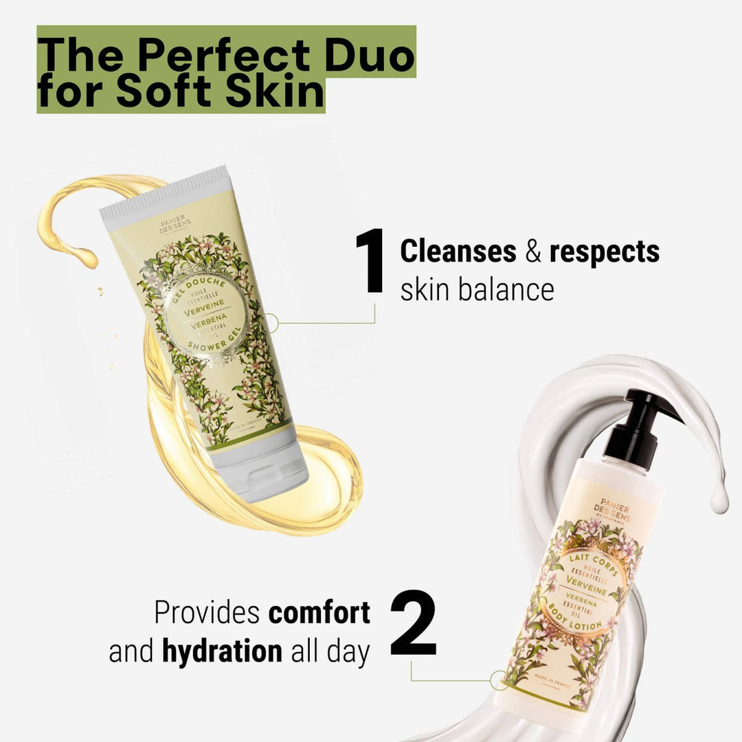 Gel de ducha - Verbena Energizante (6.7 fl.oz.) - Gel de ducha - Panier des Sens USA