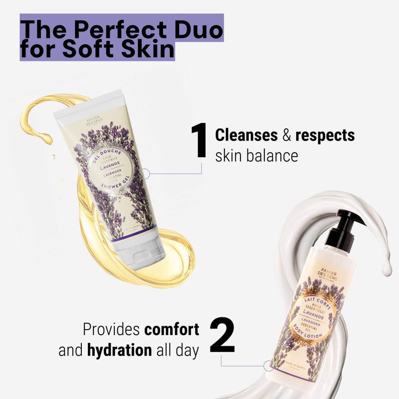 Gel de ducha - Lavanda Relajante (6.7 fl.oz.) - Gel de ducha - Panier des Sens USA