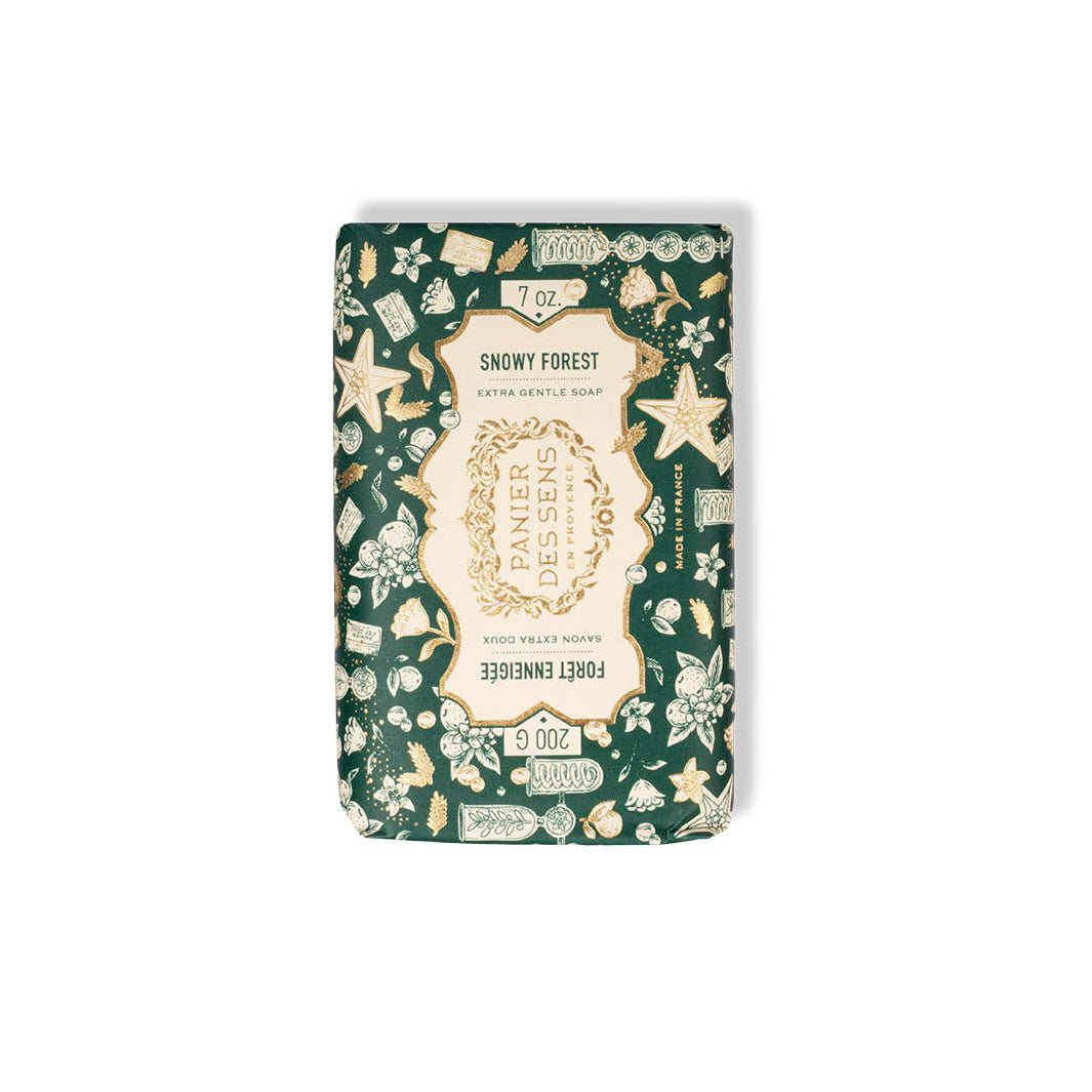 Jabón Snowy Forest 7oz - Navidad Edición Limitada - Cosméticos sólidos - Panier des Sens USA