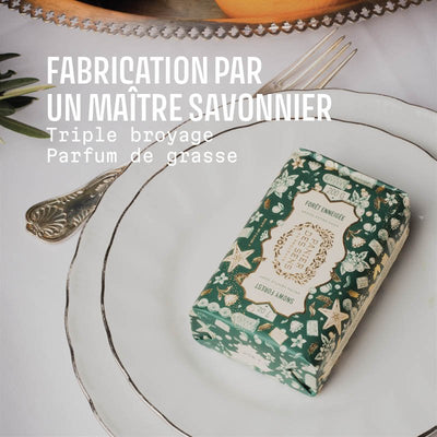 Jabón Snowy Forest 7oz - Navidad Edición Limitada - Cosméticos sólidos - Panier des Sens USA