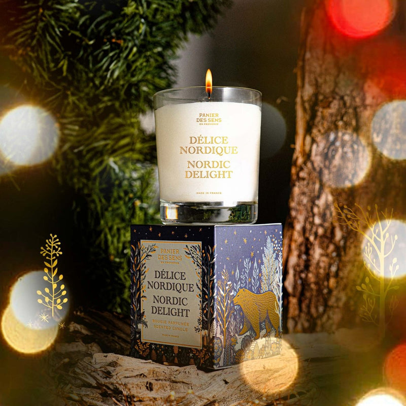 Vela perfumada Invierno - Nordic Delight 0,4 lb - Velas perfumadas - Panier des Sens USA