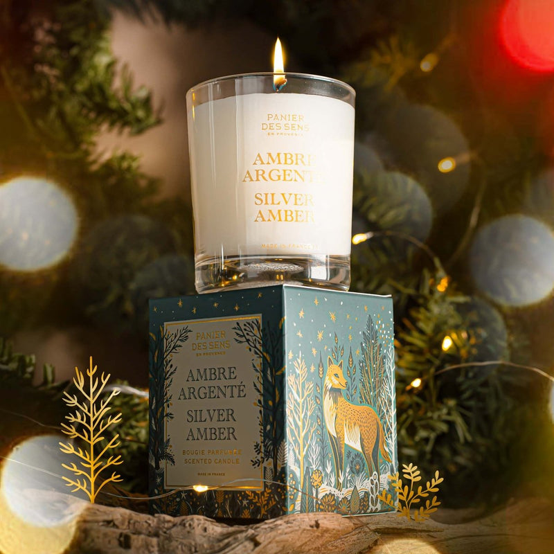 Vela perfumada Invierno - Ámbar plateado 0,4 lb - Velas perfumadas - Panier des Sens USA