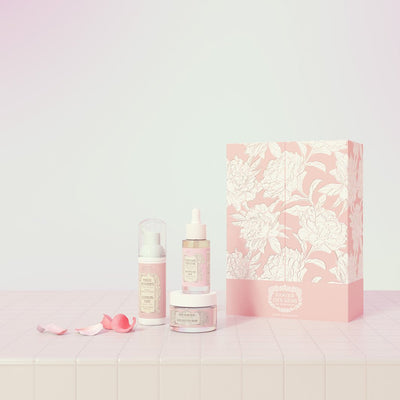 Set de regalo para el cuidado facial - Peonía Radiante - Cuidado Facial - Panier des Sens USA