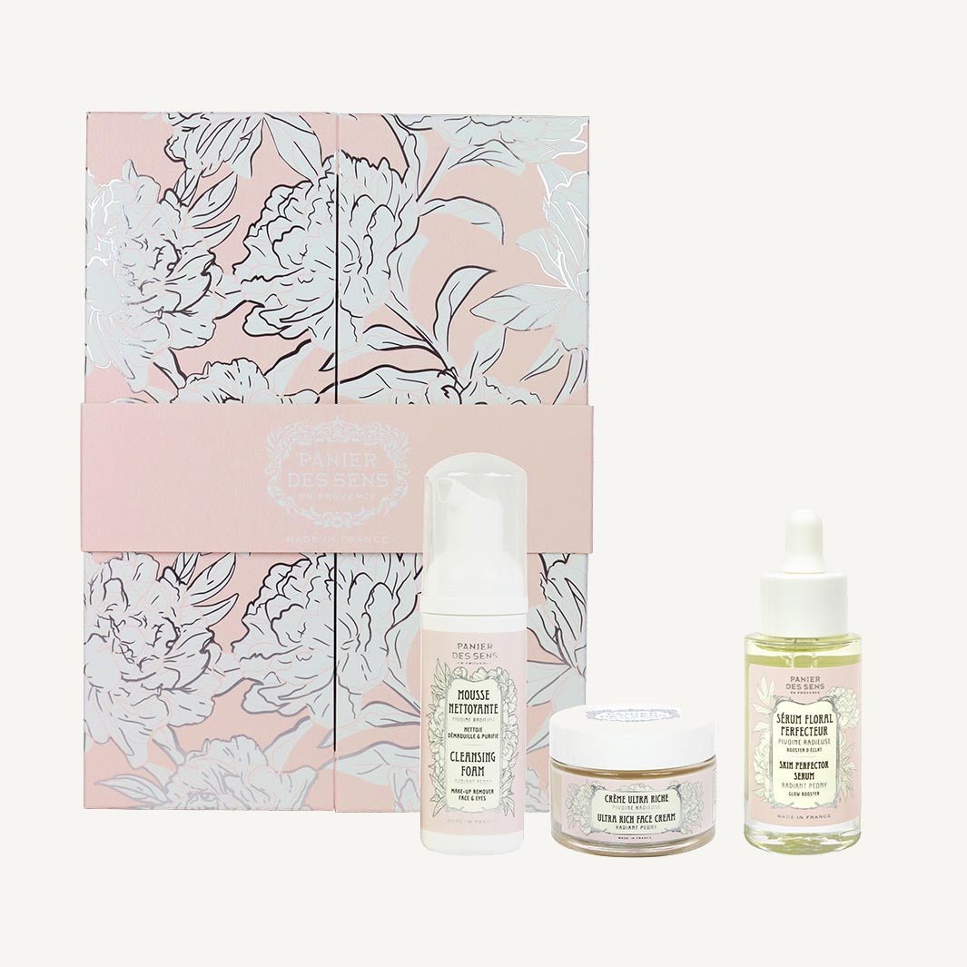 Set de regalo para el cuidado facial - Peonía Radiante - Cuidado Facial - Panier des Sens USA