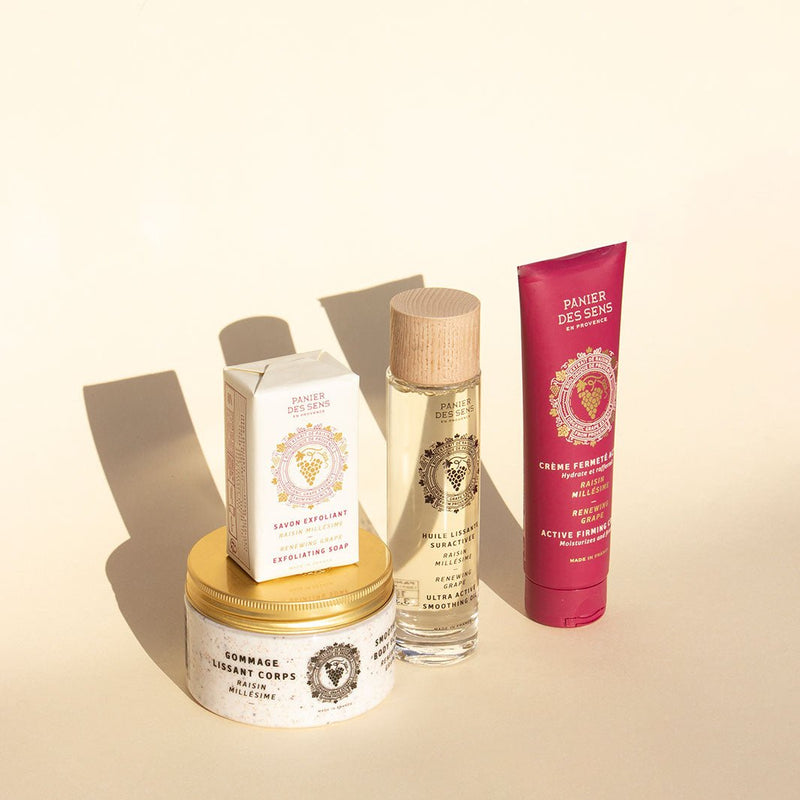 Jabón Natural Exfoliante Francés en Pastilla con Uva Ecológica - 5oz - Cosméticos sólidos - Panier des Sens USA