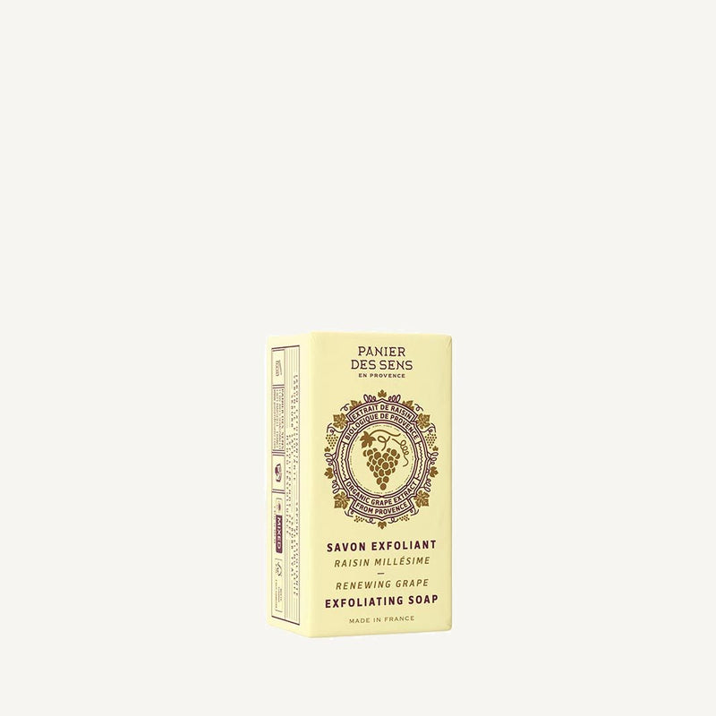 Jabón Natural Exfoliante Francés en Pastilla con Uva Ecológica - 5oz - Cosméticos sólidos - Panier des Sens USA