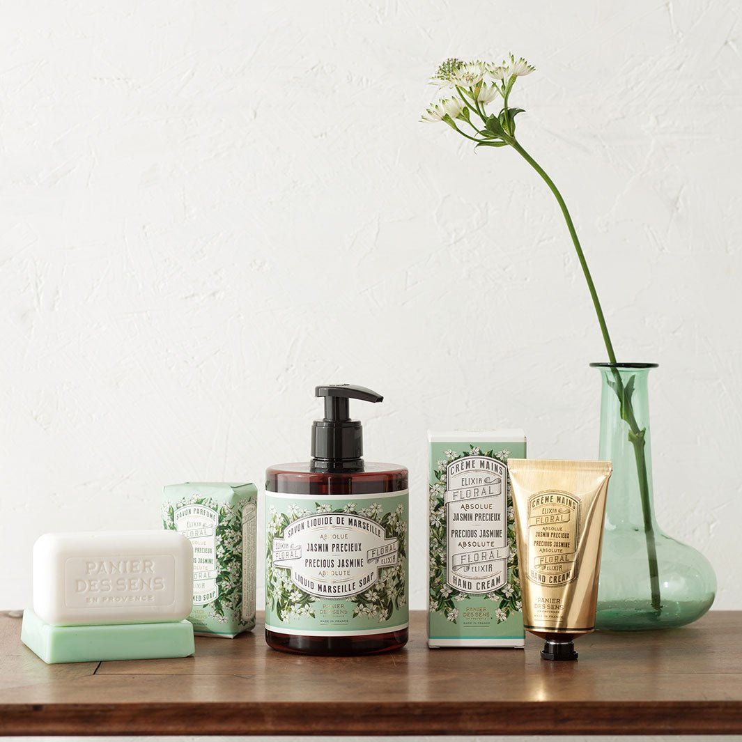 Jabón Natural de Jazmín Francés con Aceite de Oliva - 5oz - Cosméticos sólidos - Panier des Sens USA