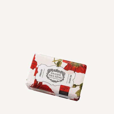 Pastilla de Jabón Natural Amapolas Rojas Francesas con Manteca de Karité - 7oz - Cosméticos sólidos - Panier des Sens USA