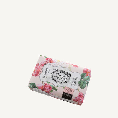 Jabón Natural de Rosa Francesa con Manteca de Karité - 7oz - Cosméticos sólidos - Panier des Sens USA