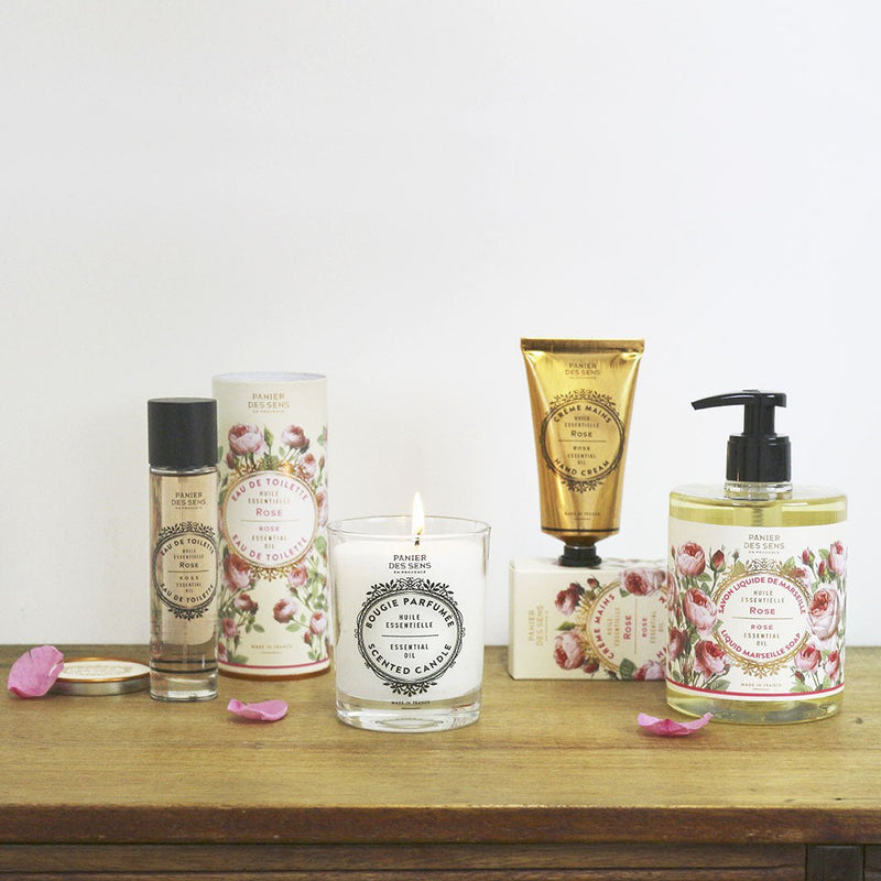 Crema de manos 2.5 floz - Rosa rejuvenecedora - Cuidado de las manos - Panier des Sens USA