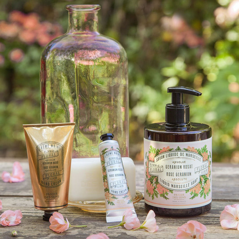Crema de manos 2.5 floz - Rosa Geranio - Cuidado de las manos - Panier des Sens USA