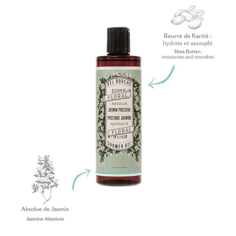 Set Gel de Ducha Aceite de Oliva - Azahar, Jazmín, Geranio - Gel de ducha - Panier des Sens USA