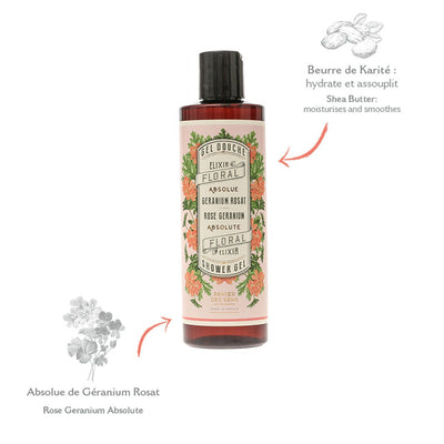 Set Gel de Ducha Aceite de Oliva - Azahar, Jazmín, Geranio - Gel de ducha - Panier des Sens USA