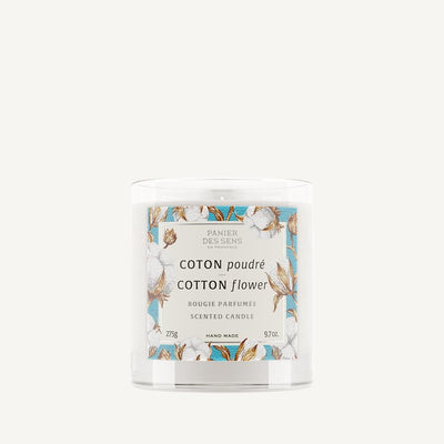 Vela perfumada - Vela Vegana Flor de Algodón 0,61 lb - Velas perfumadas - Panier des Sens USA