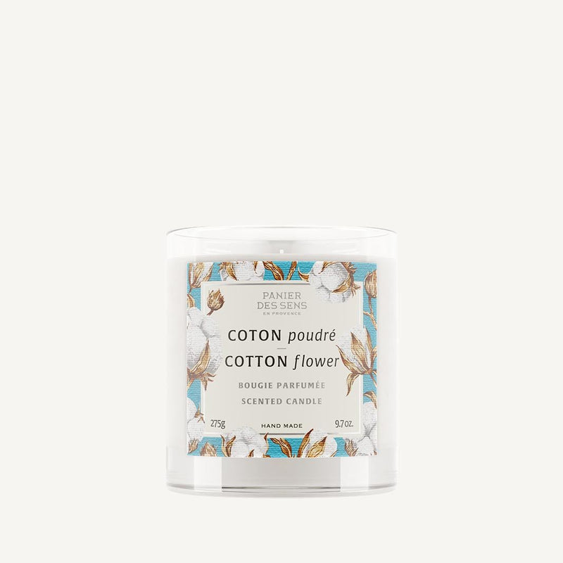 Vela perfumada - Vela Vegana Flor de Algodón 0,61 lb - Velas perfumadas - Panier des Sens USA