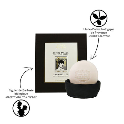 Set de afeitado bol y jabón de barba - Set de regalo para hombre - Cuidado Masculino - Panier des Sens USA