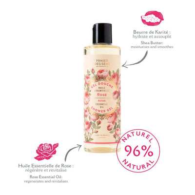 Gel de ducha - Rosa rejuvenecedora - Gel de ducha - Panier des Sens USA
