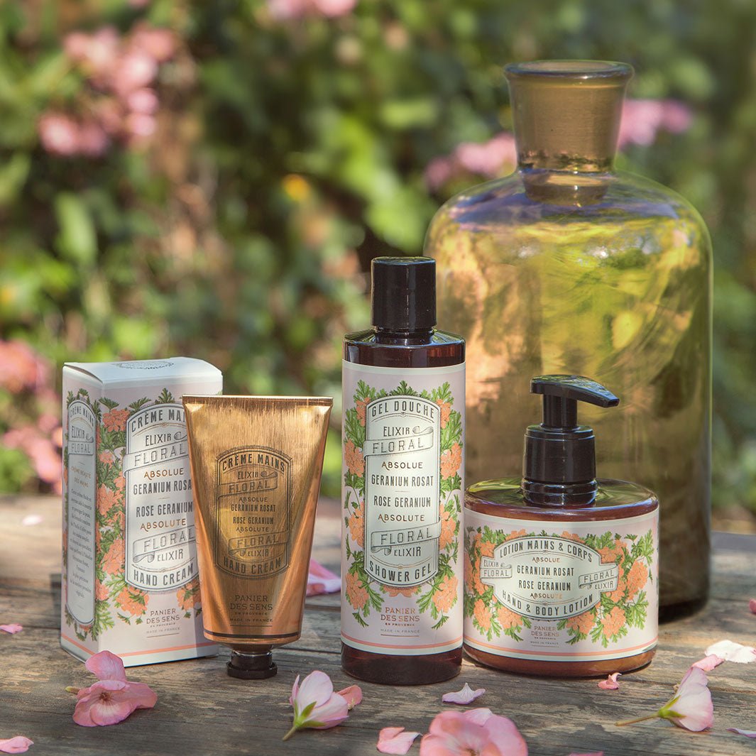Gel de ducha - Rosa Geranio - Gel de ducha - Panier des Sens USA